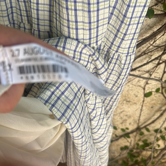 English Factory Gingham Tiered Dress - Picture 9 of 10